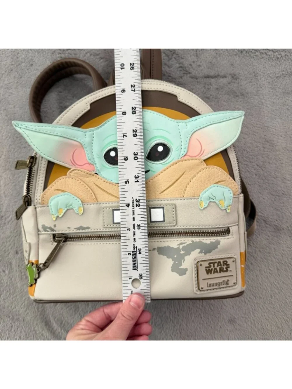 Loungefly Star Wars The Mandalorian The Child Cradle Mini Backpack Grogu Yoda